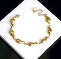 22K Gold-Plated Stainless Steel Chain Bracelet – 16cm + 5cm Extension