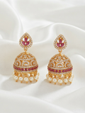 Amrita Earrings – Gold Plated Traditional Indian Jewellery