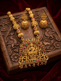 Antique Lakshmi Pendant Necklace – Heritage Statement Jewelry