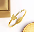 Butterfly Design Bracelet – 22k Gold-Plated Stainless Steel, Anti-Tarnish & Waterproof