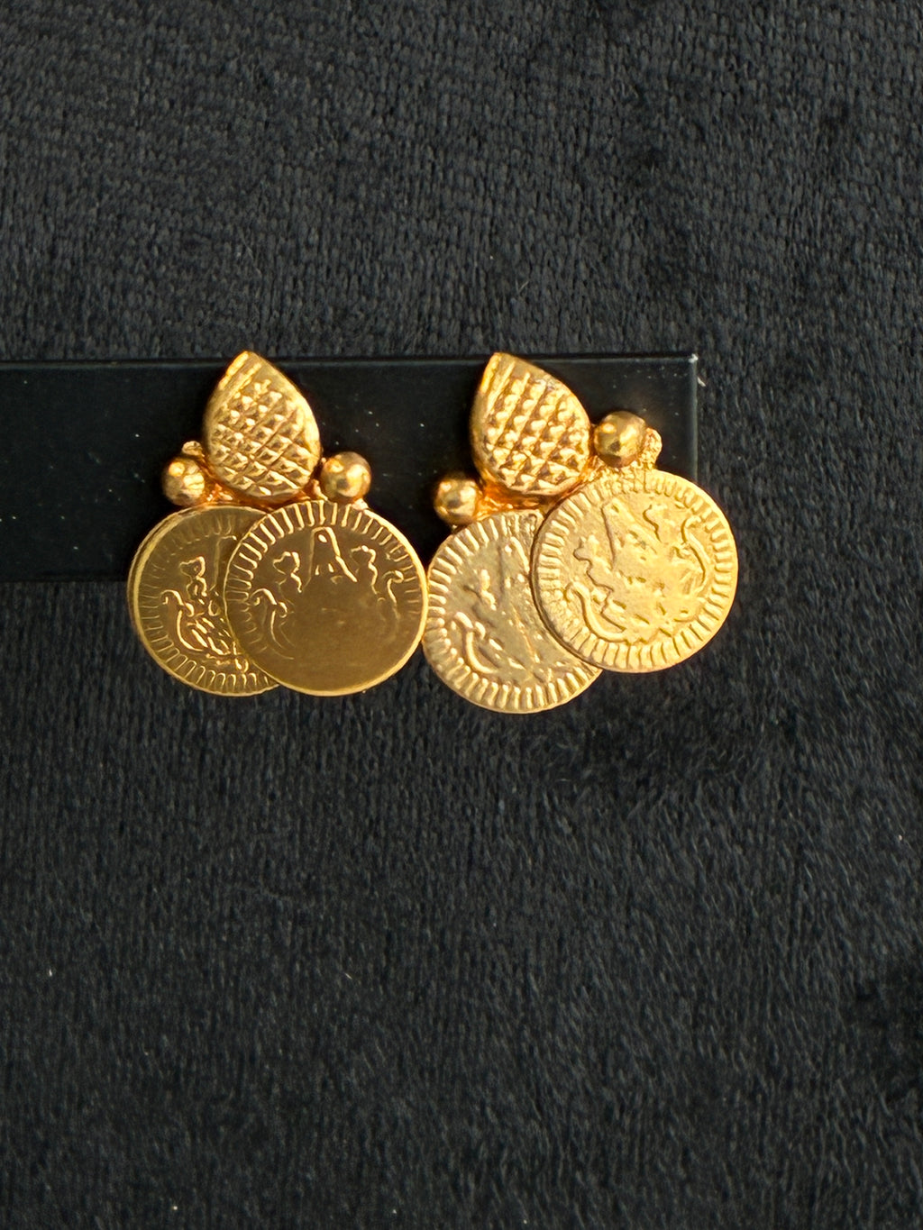 Devi Coin Choker Necklace & Earrings Set – Gold Plated Traditional Indian Jewellery