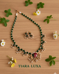 Tusker Emerald Jadau Kundan Necklace