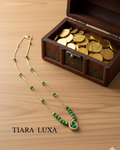 Green bead emerald chain