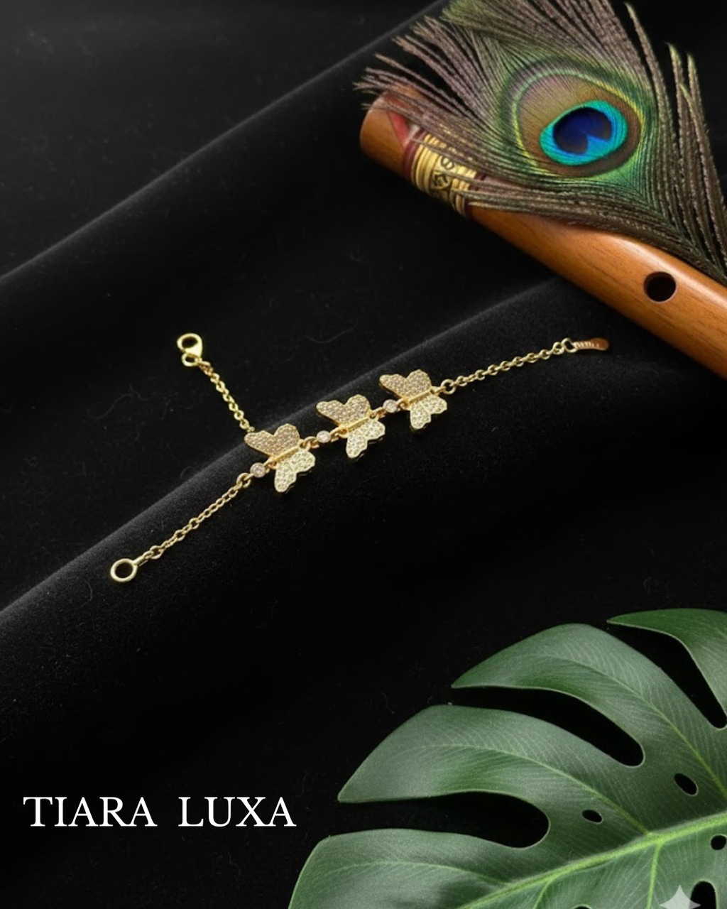 Tri butterfly AD Bracelet