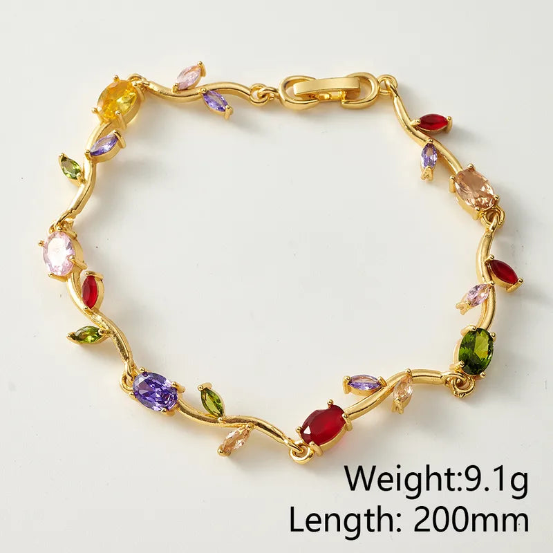 Handmade Tulips Bracelet for Women – Copper 18K Gold Plated