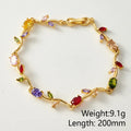 Handmade Tulips Bracelet for Women – Copper 18K Gold Plated