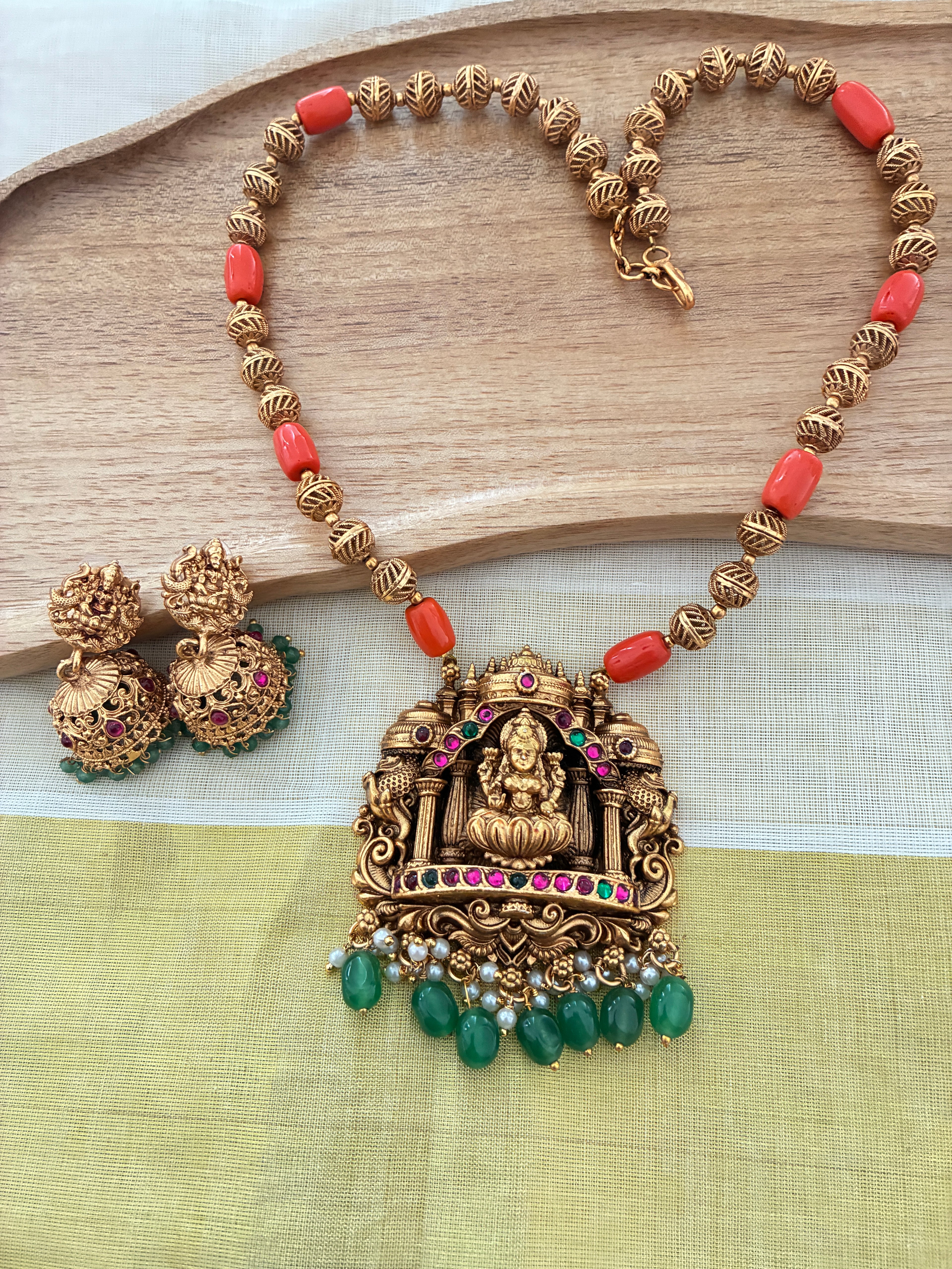 Padma Temple Collection – South Indian Traditional Jewelry Model-04