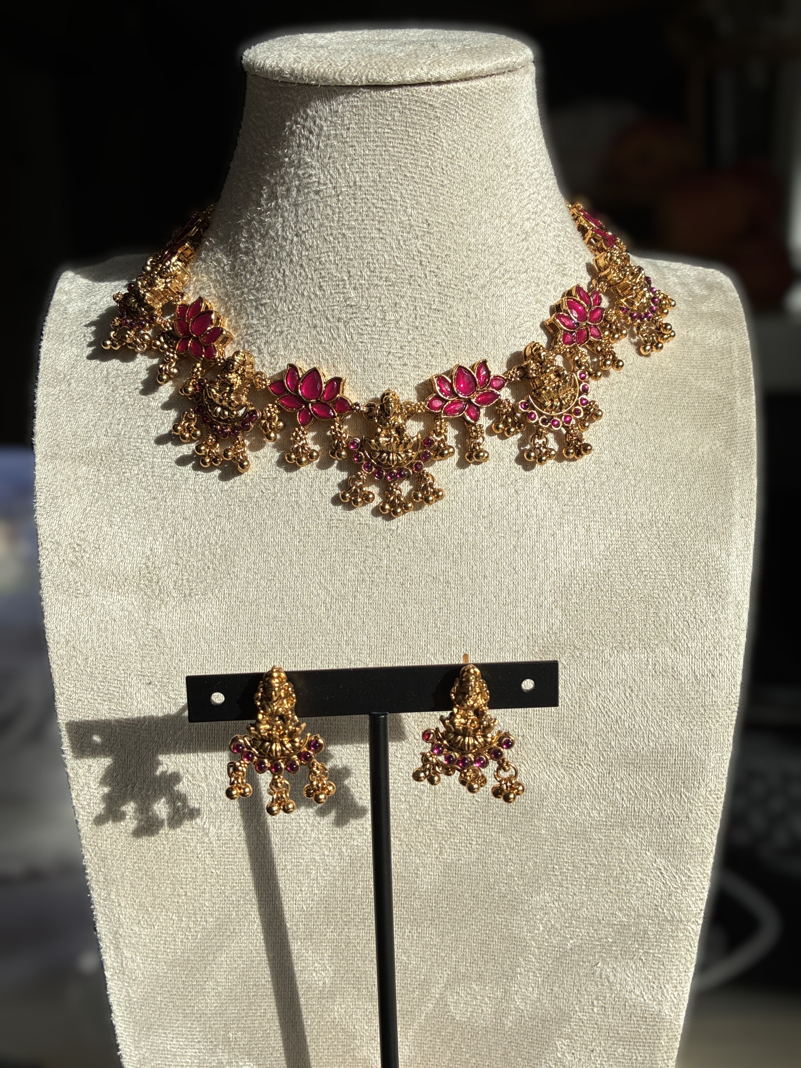 Vaidehi Necklace – Traditional Temple Style Ethnic Jewelry