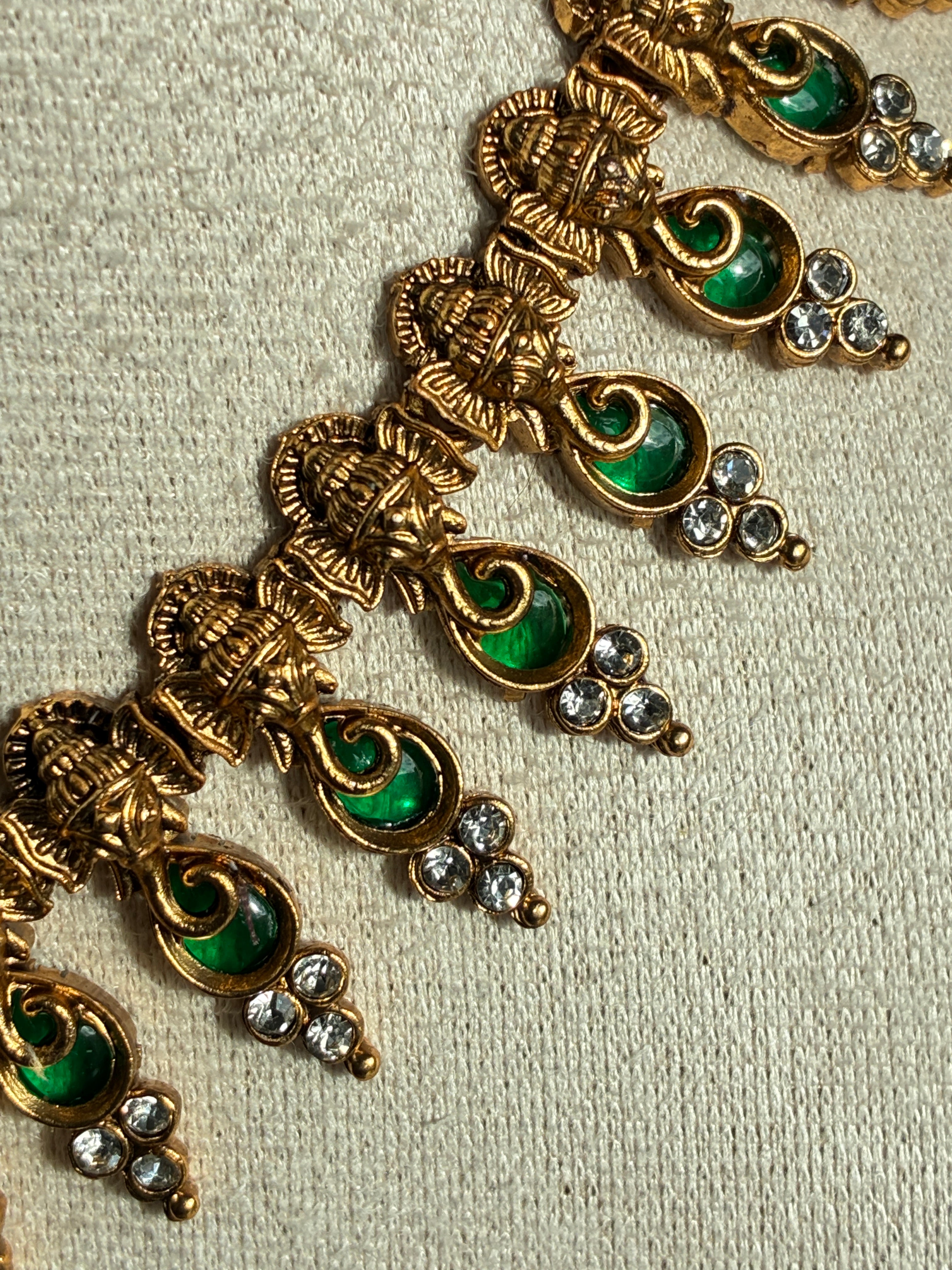 Ganga Traditional Necklace – South Indian Temple Style Jewelry