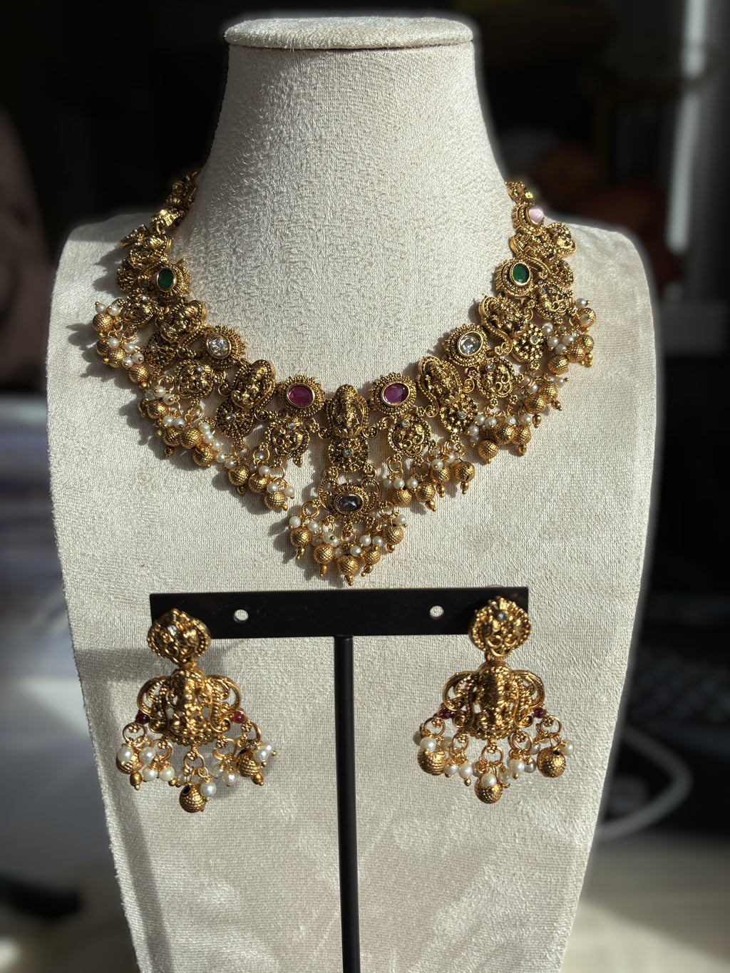 Shanti Necklace – Traditional Temple Style Ethnic Jewelry