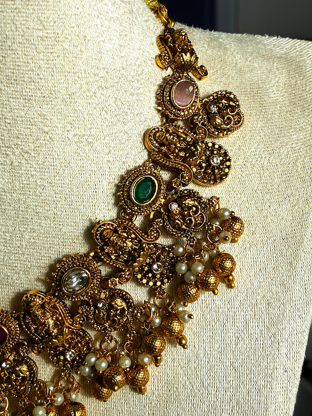 Shanti Necklace – Traditional Temple Style Ethnic Jewelry