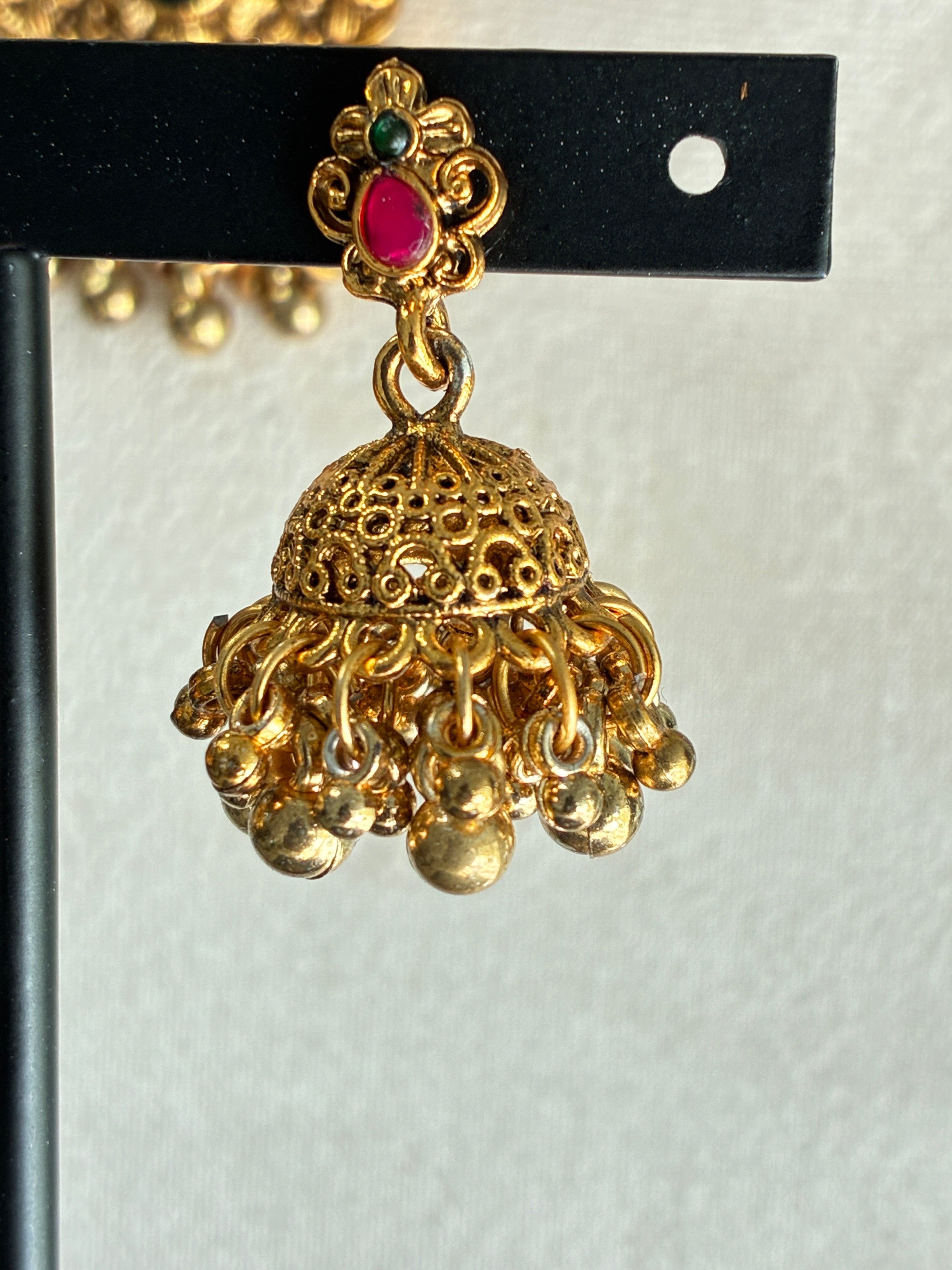 Lavanya Traditional Necklace – South Indian Temple Style Jewelry