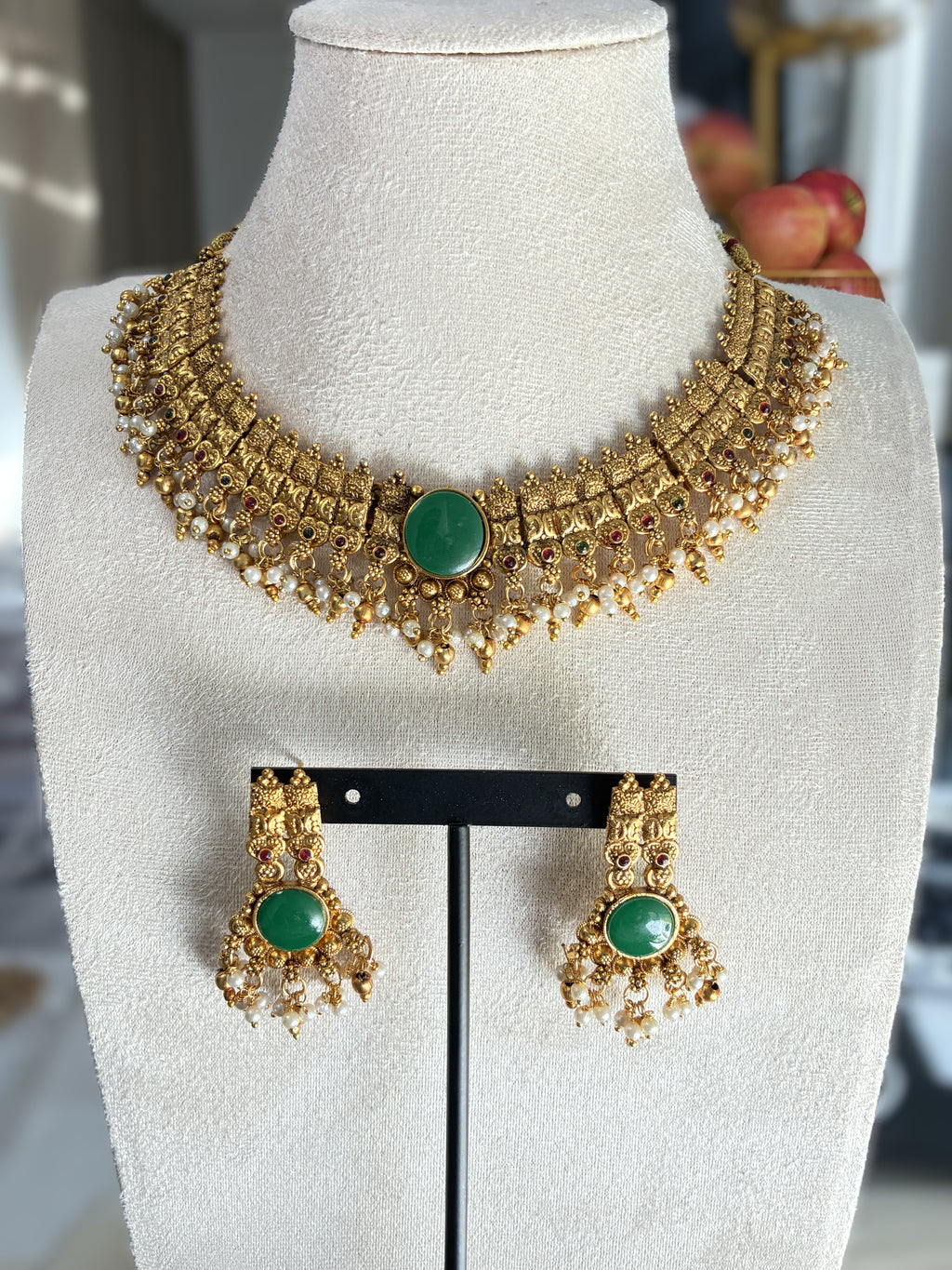 Padakam Traditional Necklace – Kerala South Indian Temple Jewelry