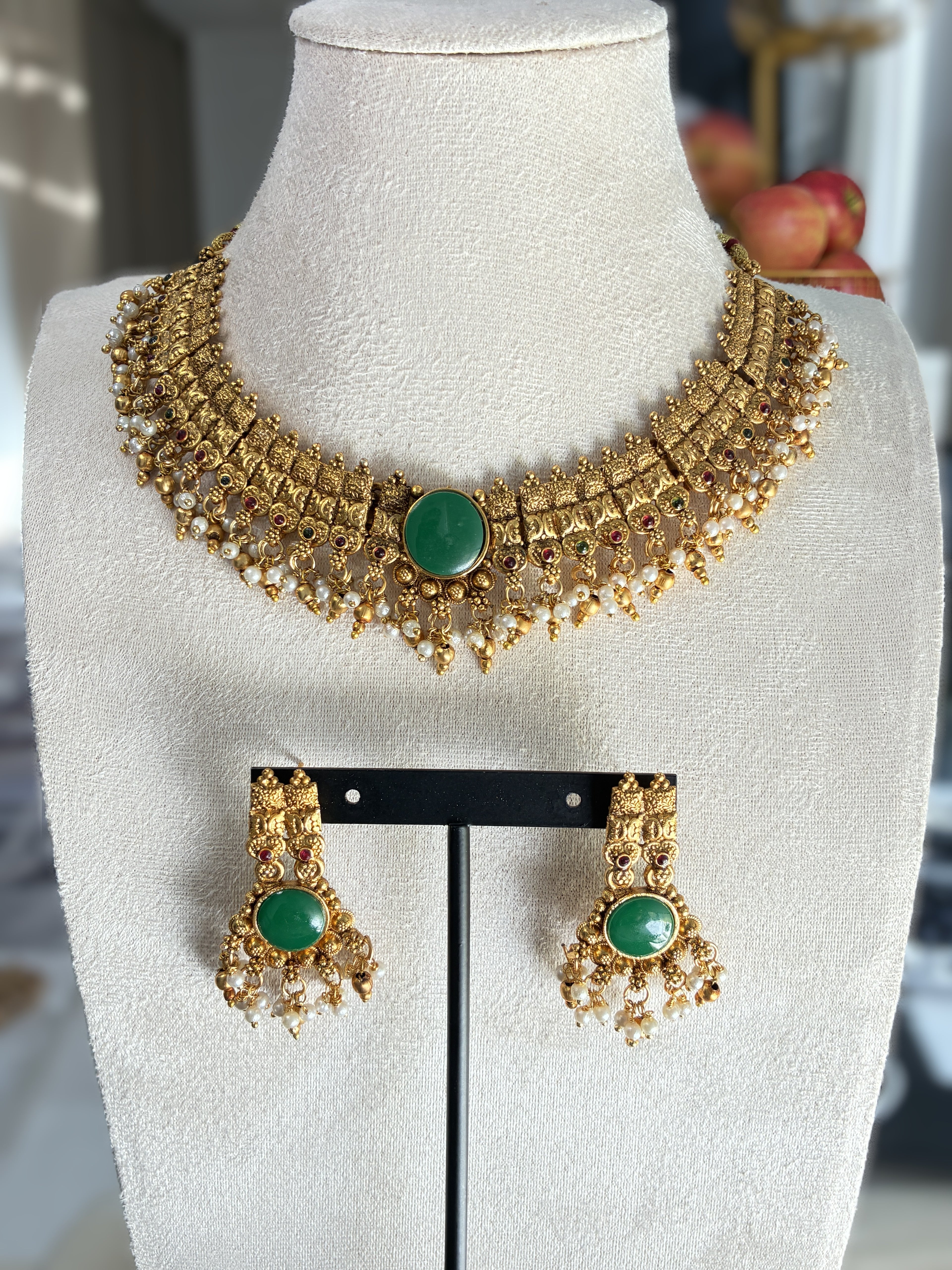 Padakam Traditional Necklace – Kerala South Indian Temple Jewelry