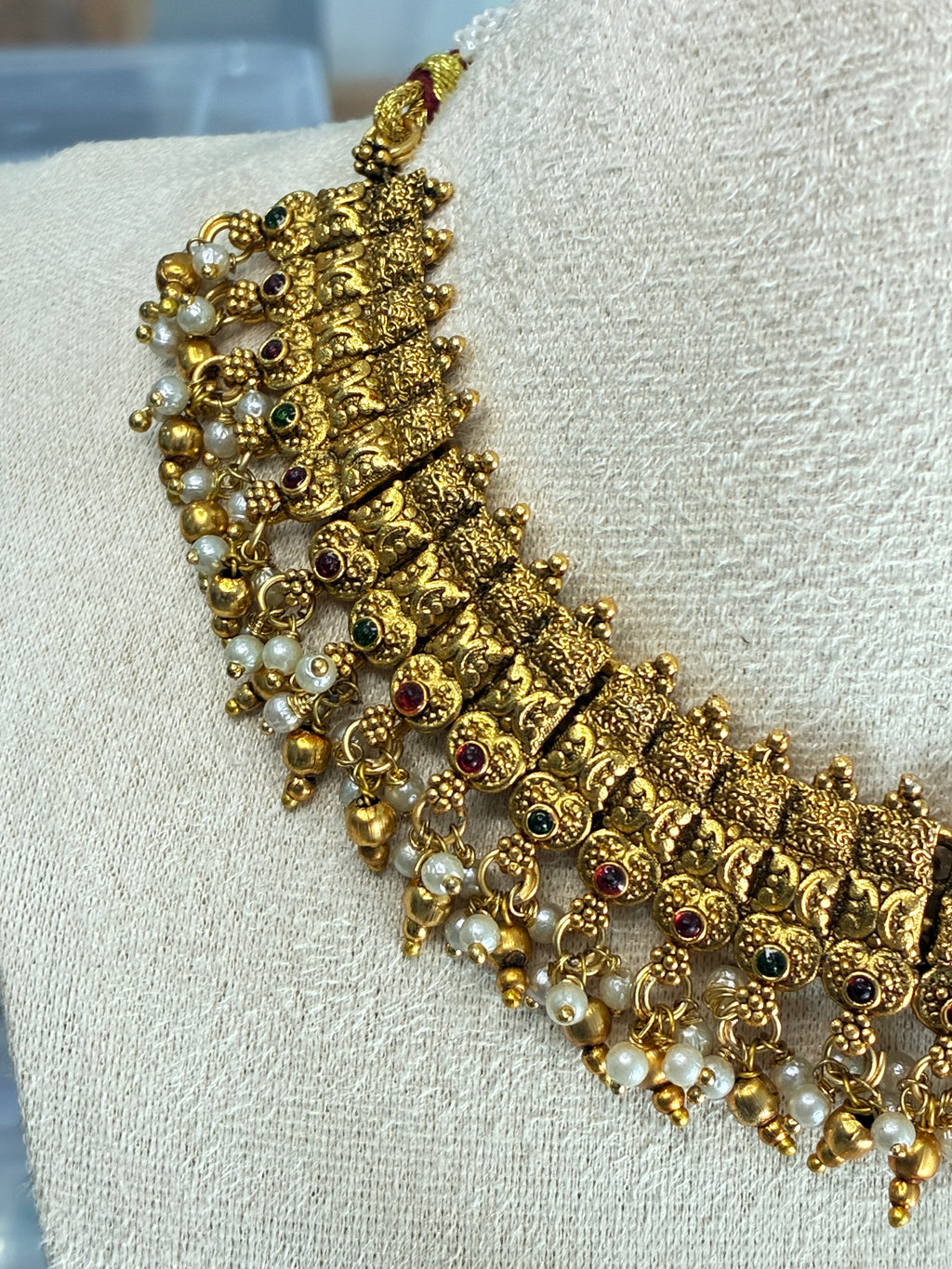 Padakam Traditional Necklace – Kerala South Indian Temple Jewelry