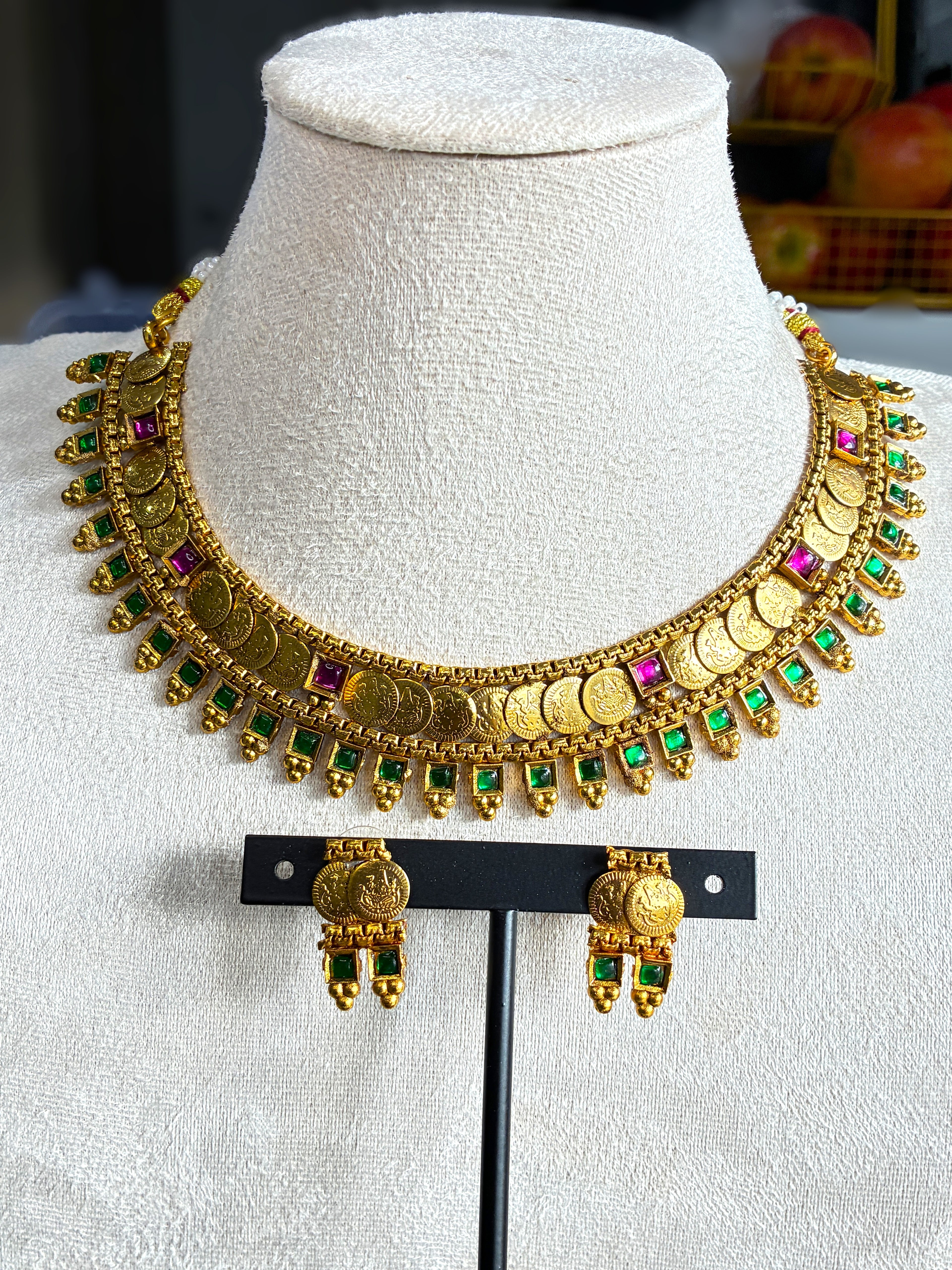 Ponnu Kasu Mala Necklace – Kerala Traditional Jewelry