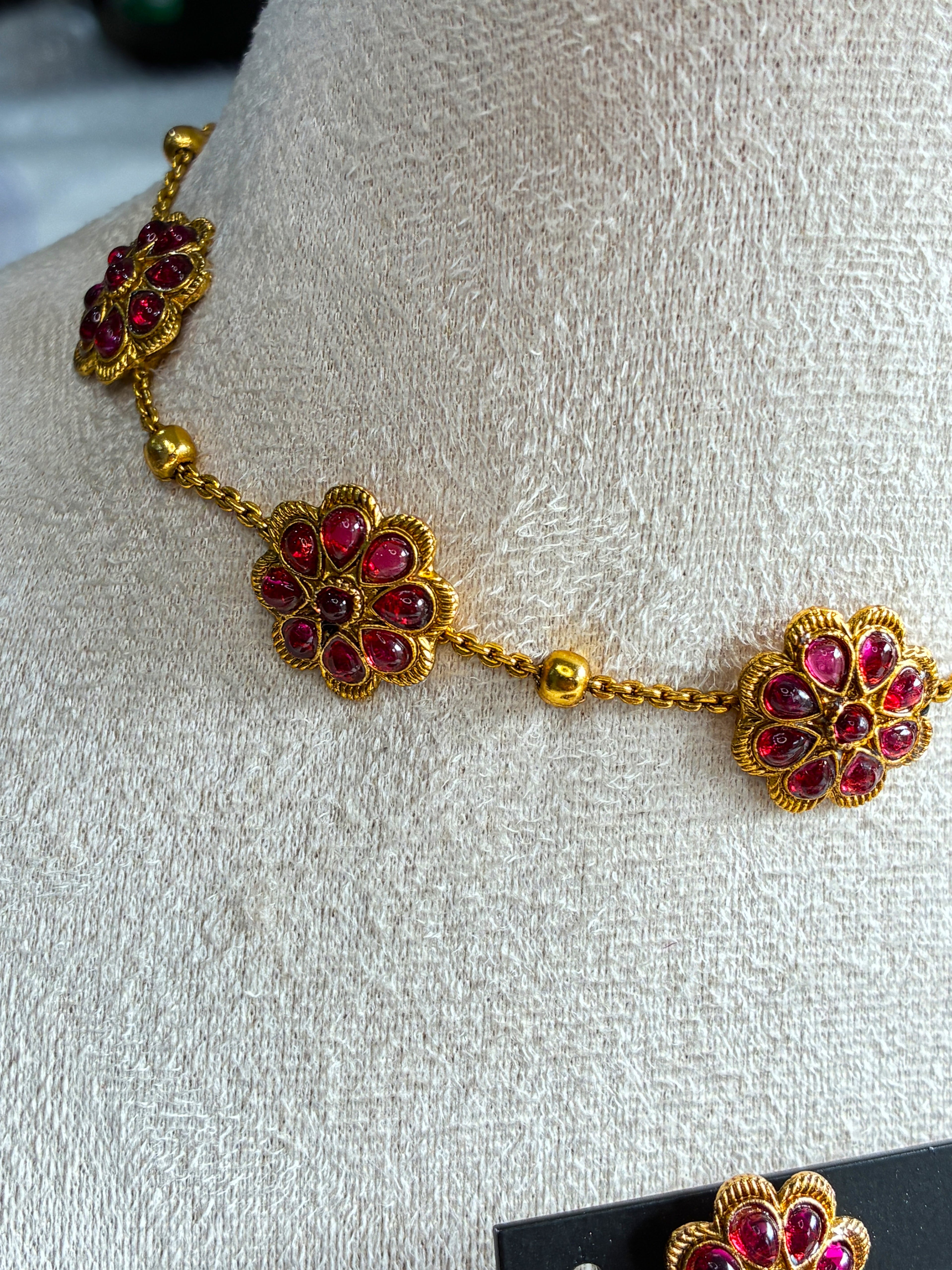 Veda Choker – Traditional Temple Style Ethnic Jewelry