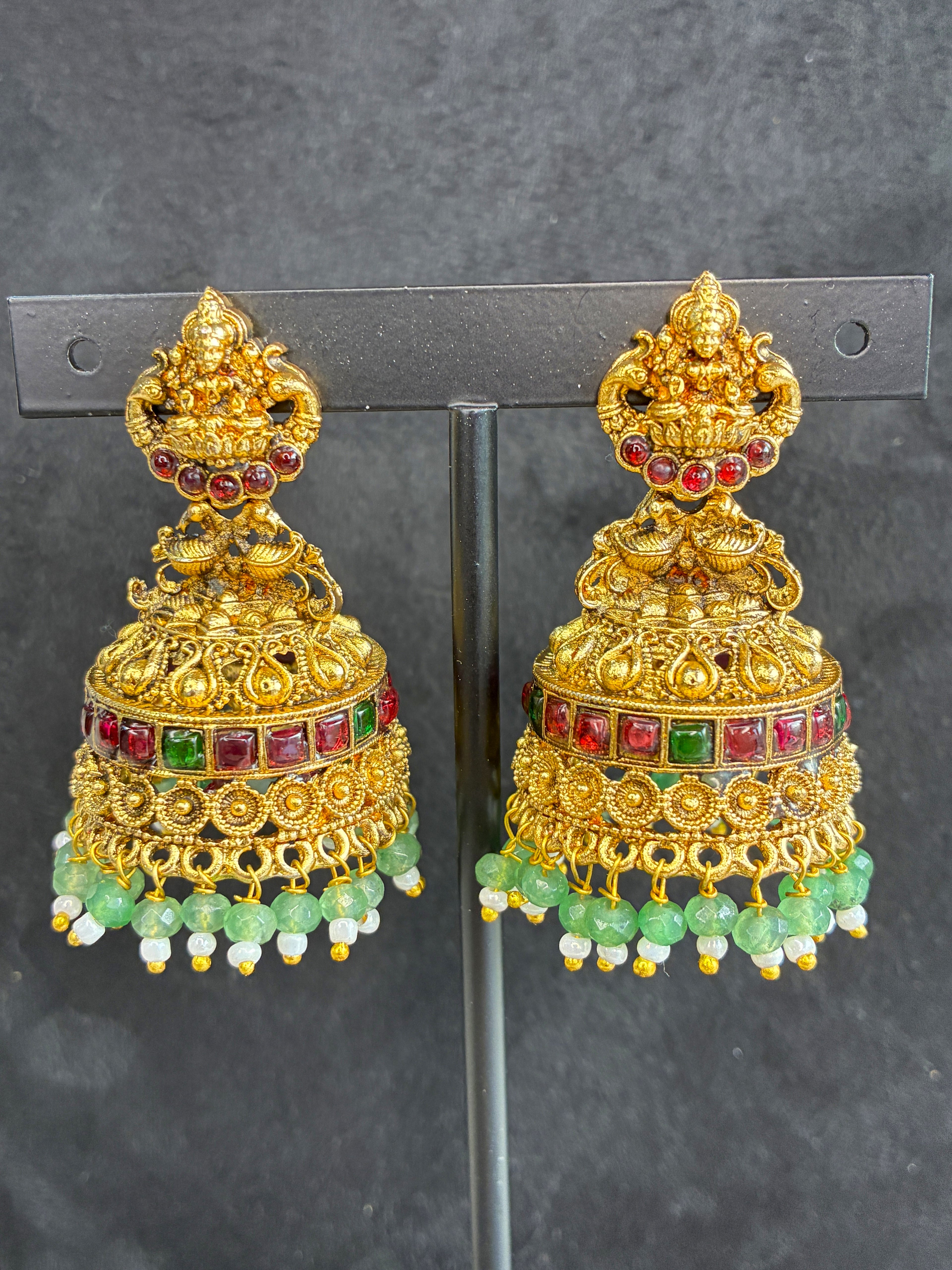 Mohini Earrings – Traditional Temple Style Ethnic Jewelry