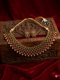 Indulekha Necklace – Traditional Temple Style Ethnic Jewelry