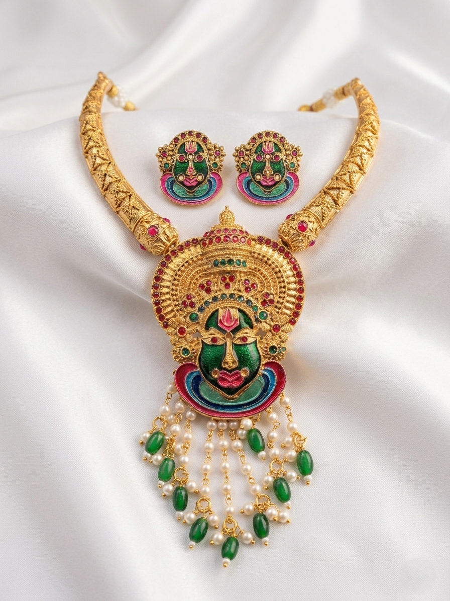 Kathakali Style Traditional Necklace