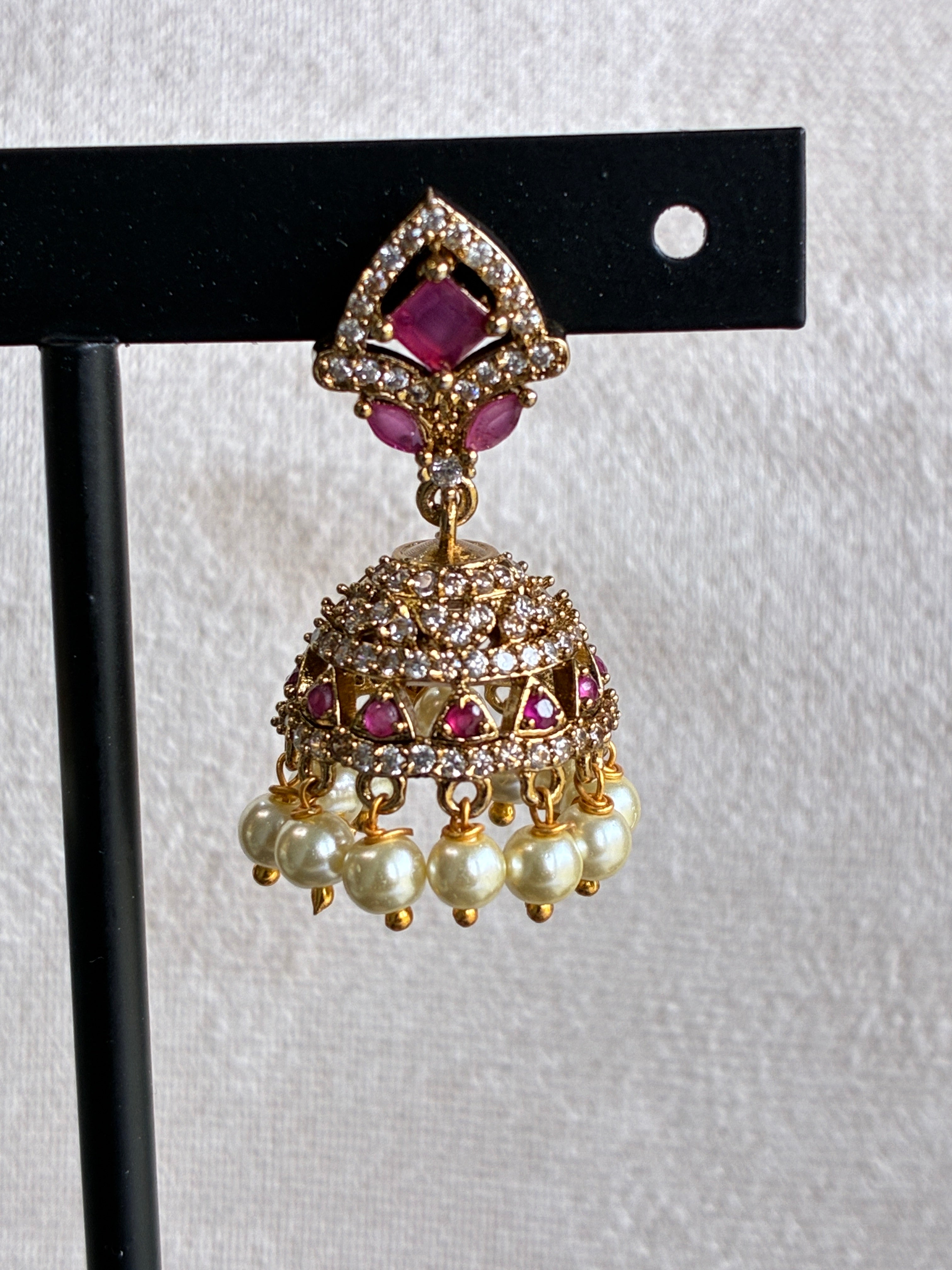 Malati Earrings – Gold Plated Traditional Indian Jewellery