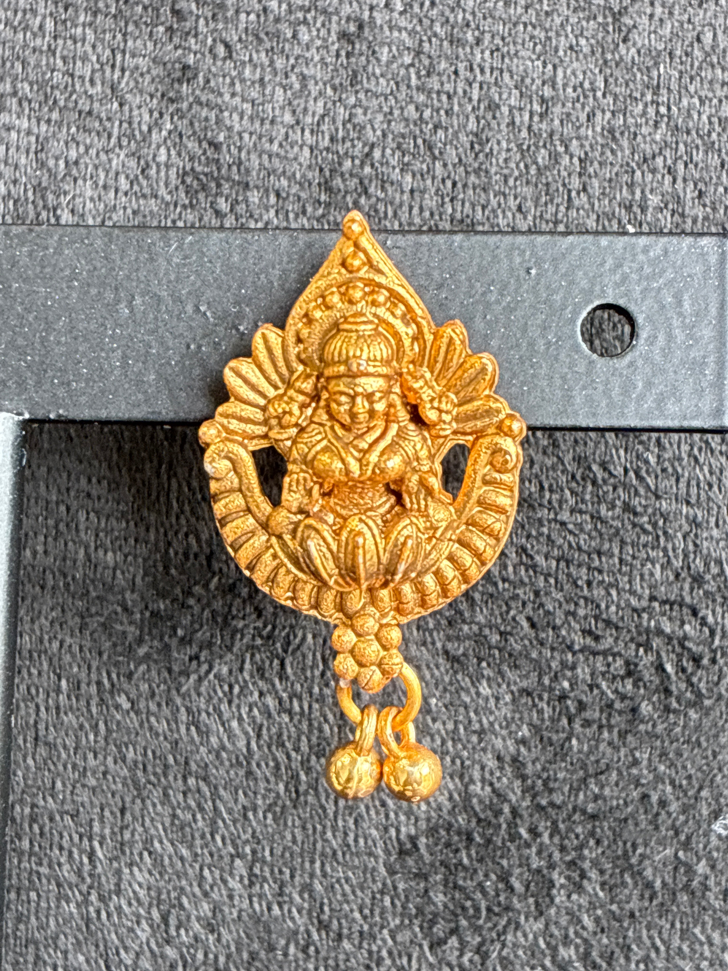 Mandir Mala Necklace – Gold Plated Temple Jewellery for Women