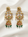 Moksha Long Jhumka Earrings – Gold Plated Traditional Indian Jewellery