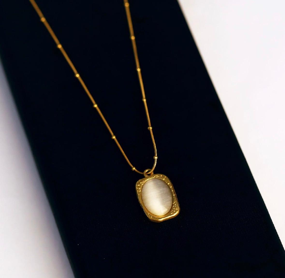 Stainless steel Chain Pendant 22k plated