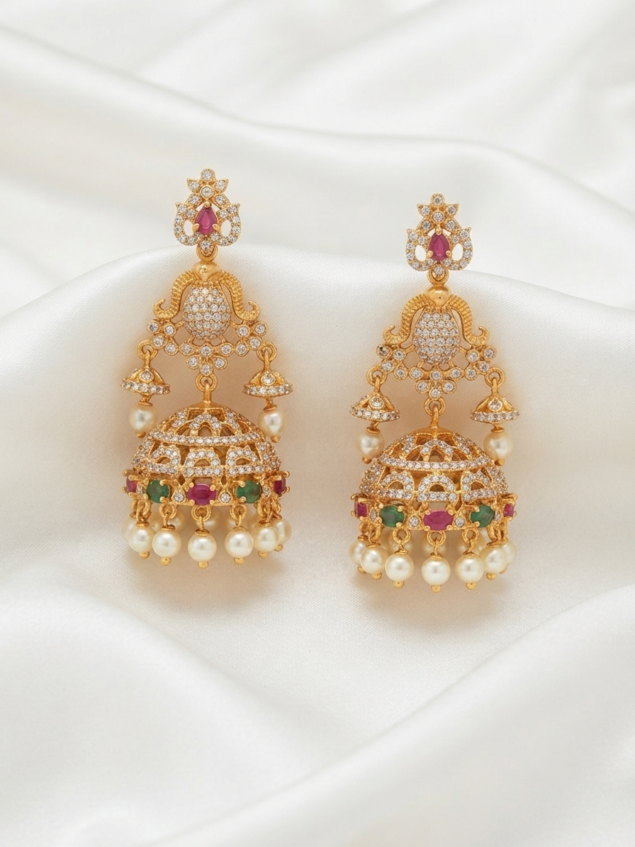 Nakshatra Earrings – Gold Plated Traditional Indian Jewellery