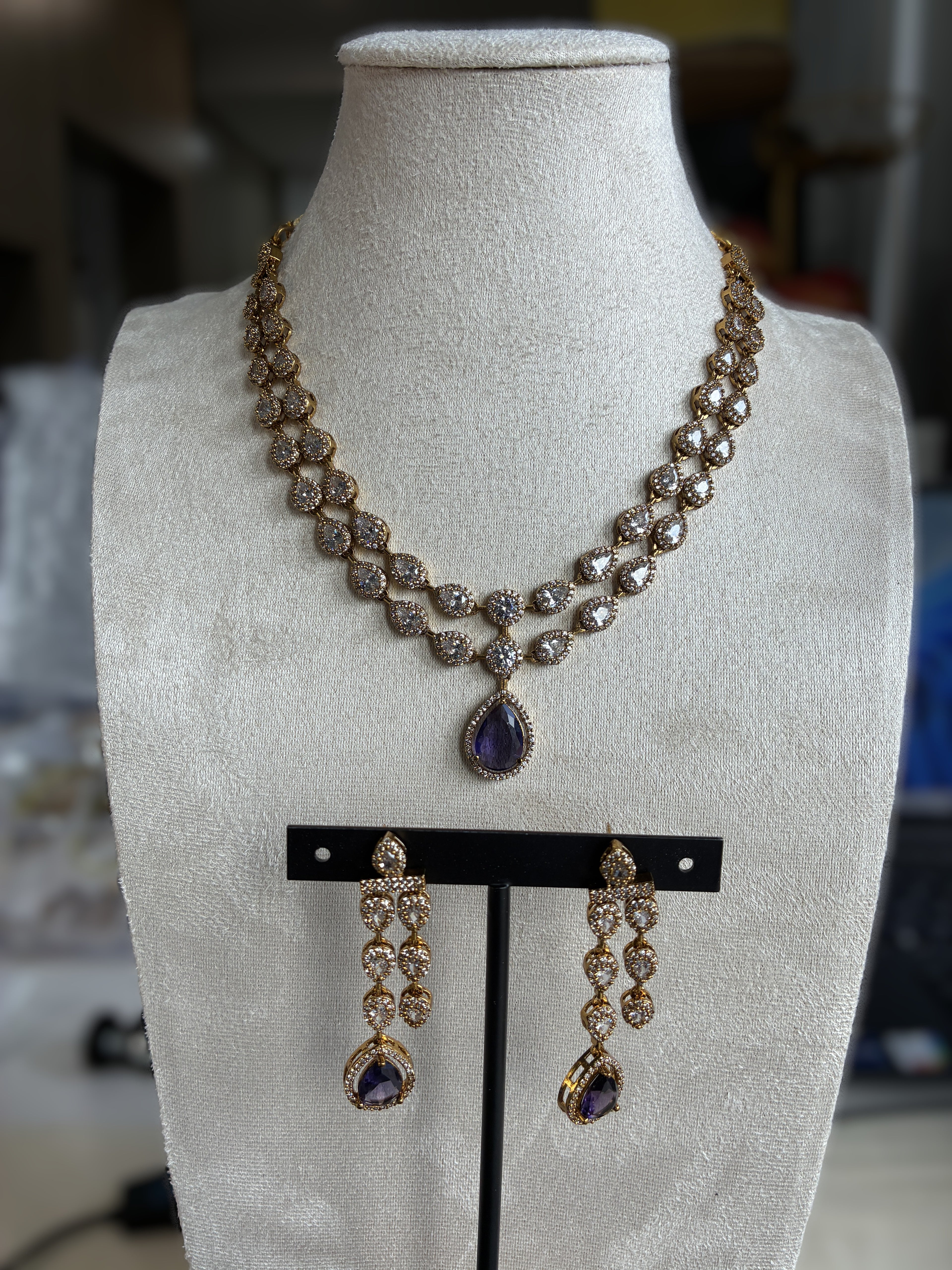 Premium Kritika Traditional Necklace and Earrings Set