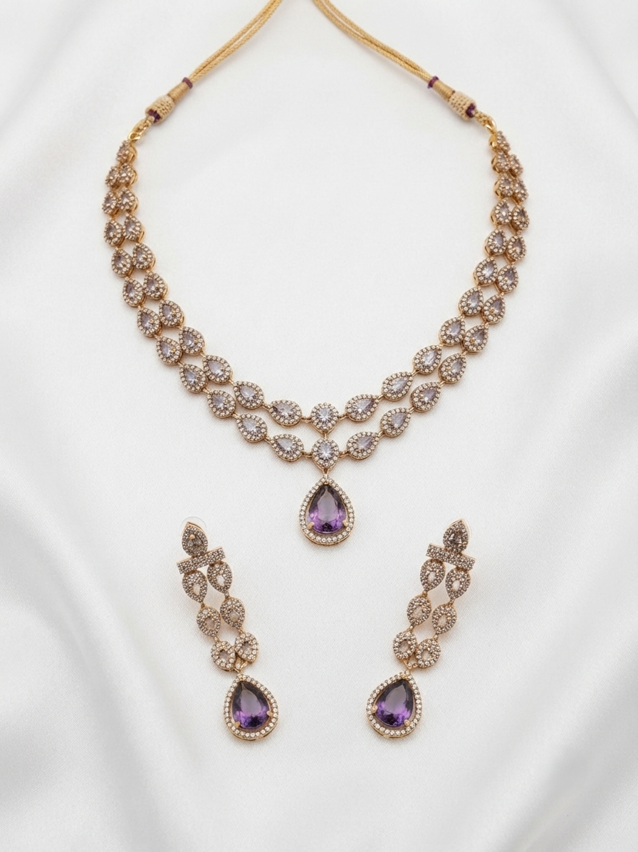 Premium Kritika Traditional Necklace and Earrings Set