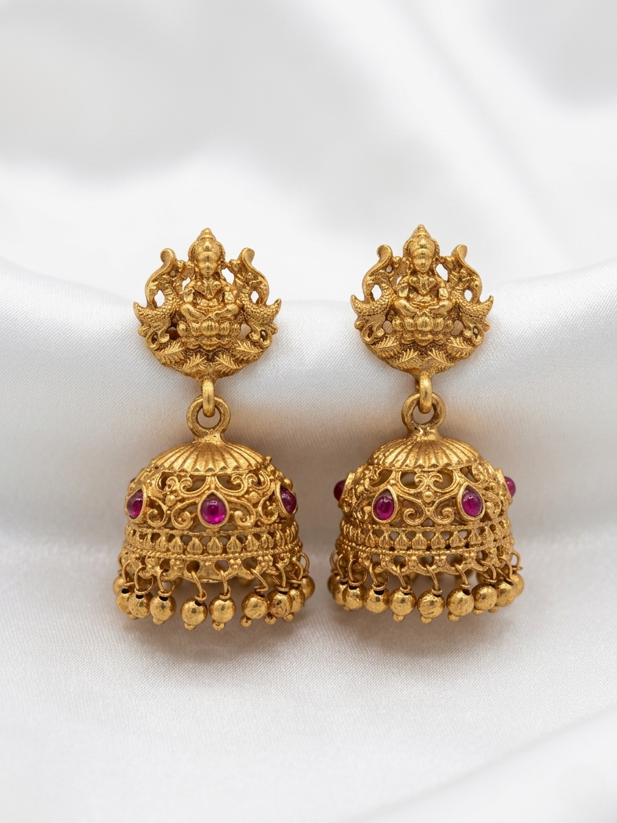 Traditional Lakshmi Pendant Necklace – Ethnic Festive Jewelry