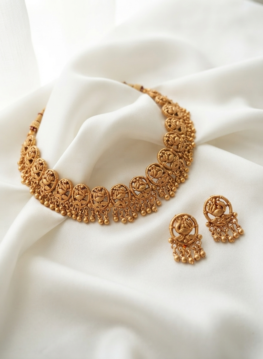 Vasanti Kerala Traditional Necklace & Earrings
