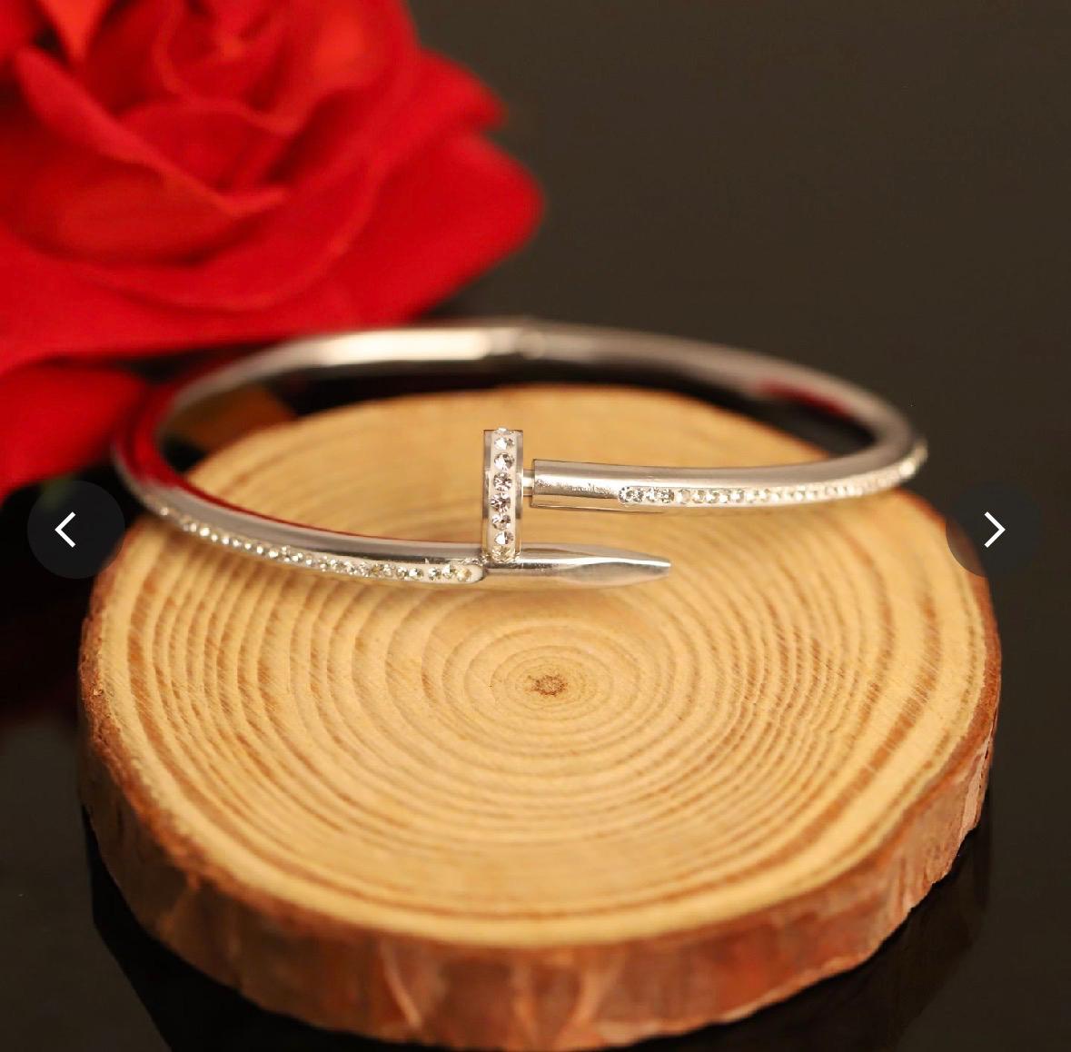 Anti-Tarnish Silver Colour Bracelet