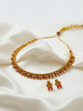 Anugraha Traditional Necklace – South Indian Temple Style Jewelry