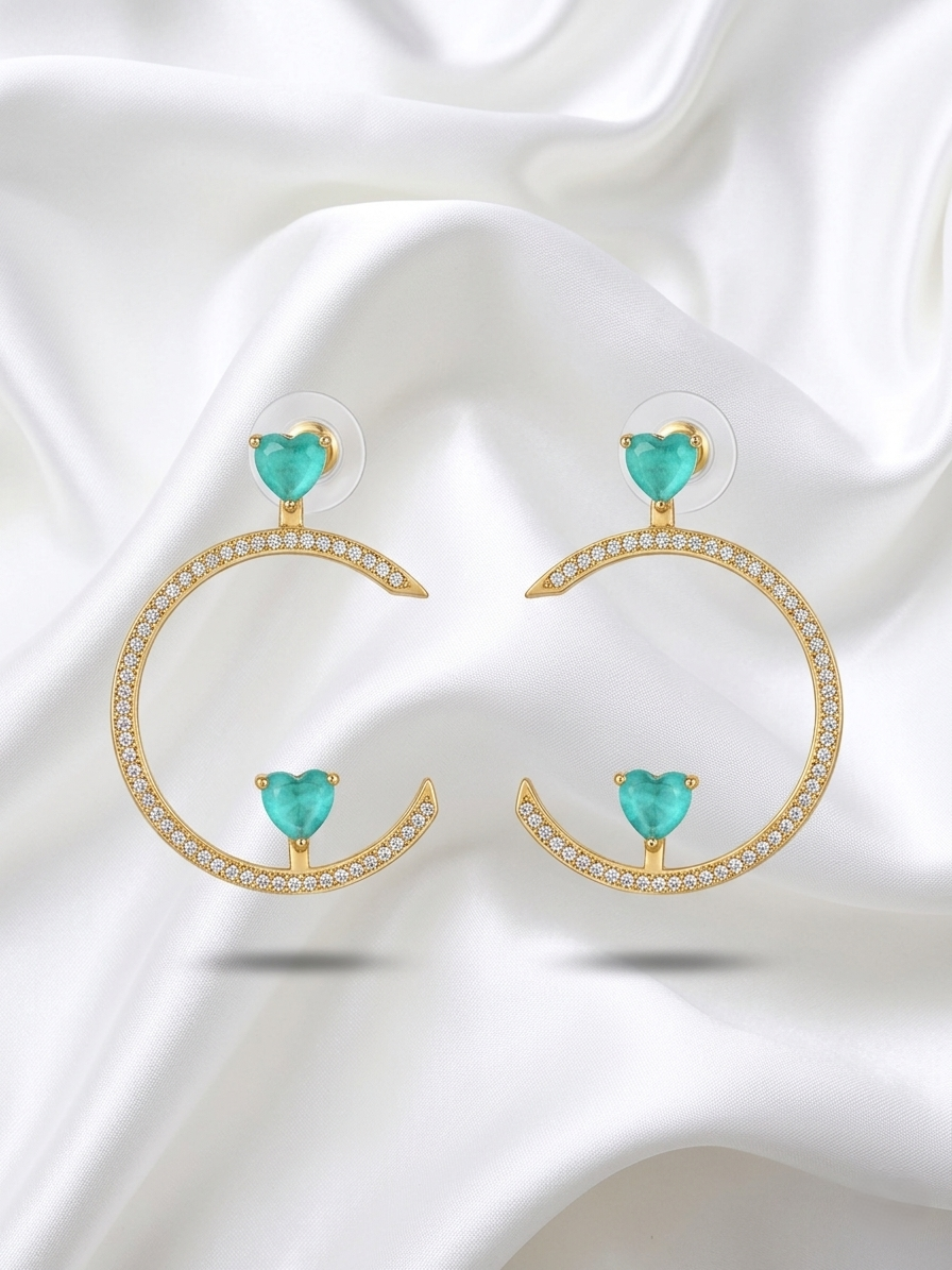 Chandra Earrings – Crescent Moon Inspired Elegant Jewelry