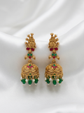Divya Hamsa Earrings – South Indian Temple Style Jewelry