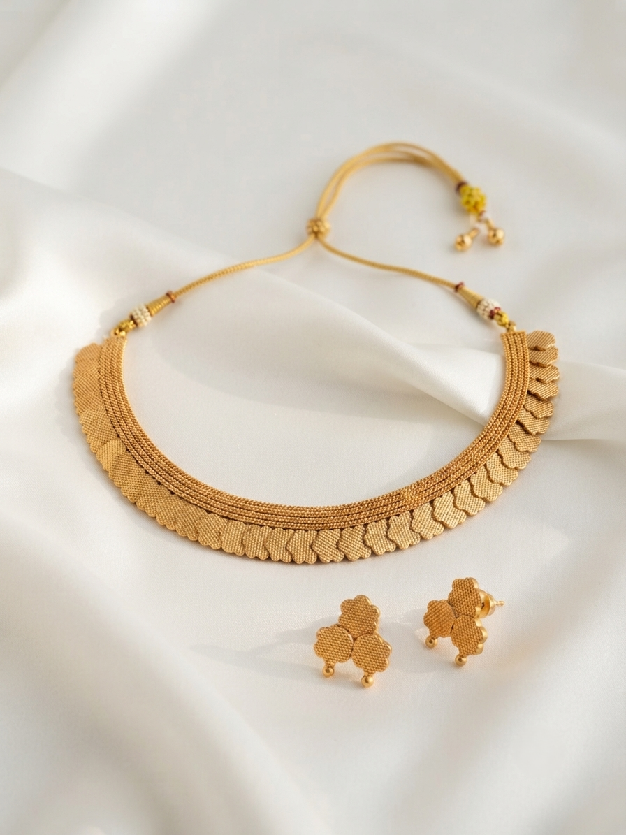 Aditi Necklace – Traditional Temple Style Ethnic Jewelry