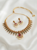 Ganga Traditional Necklace – South Indian Temple Style Jewelry