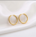 Hoop Earrings – Anti Tarnish Stainless Steel Minimal Jewelry