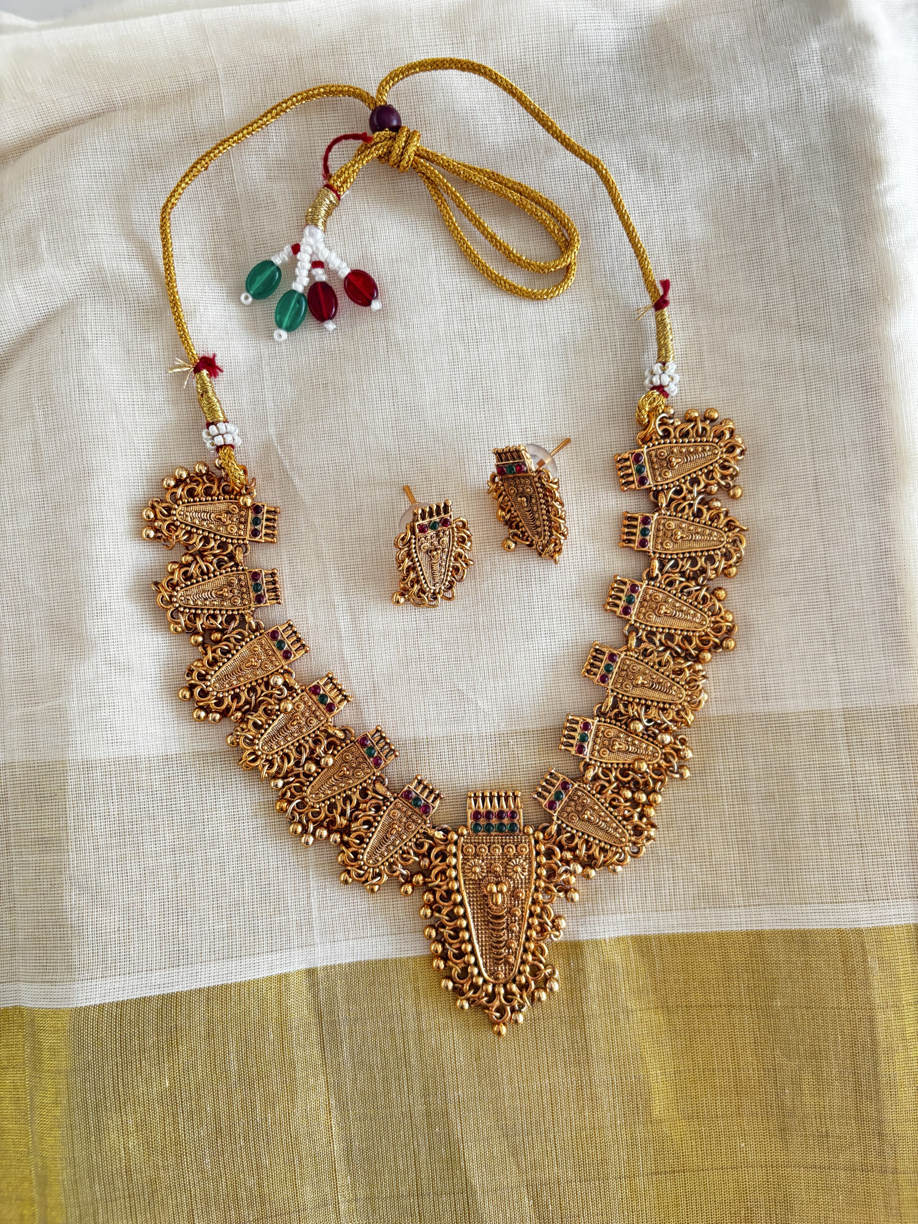 Traditional Nettipattam Inspired Statement Jewellery