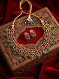 Traditional Manga Palakka Temple Choker Necklace