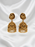 Manjari Temple Earrings – South Indian Ethnic Jewelry