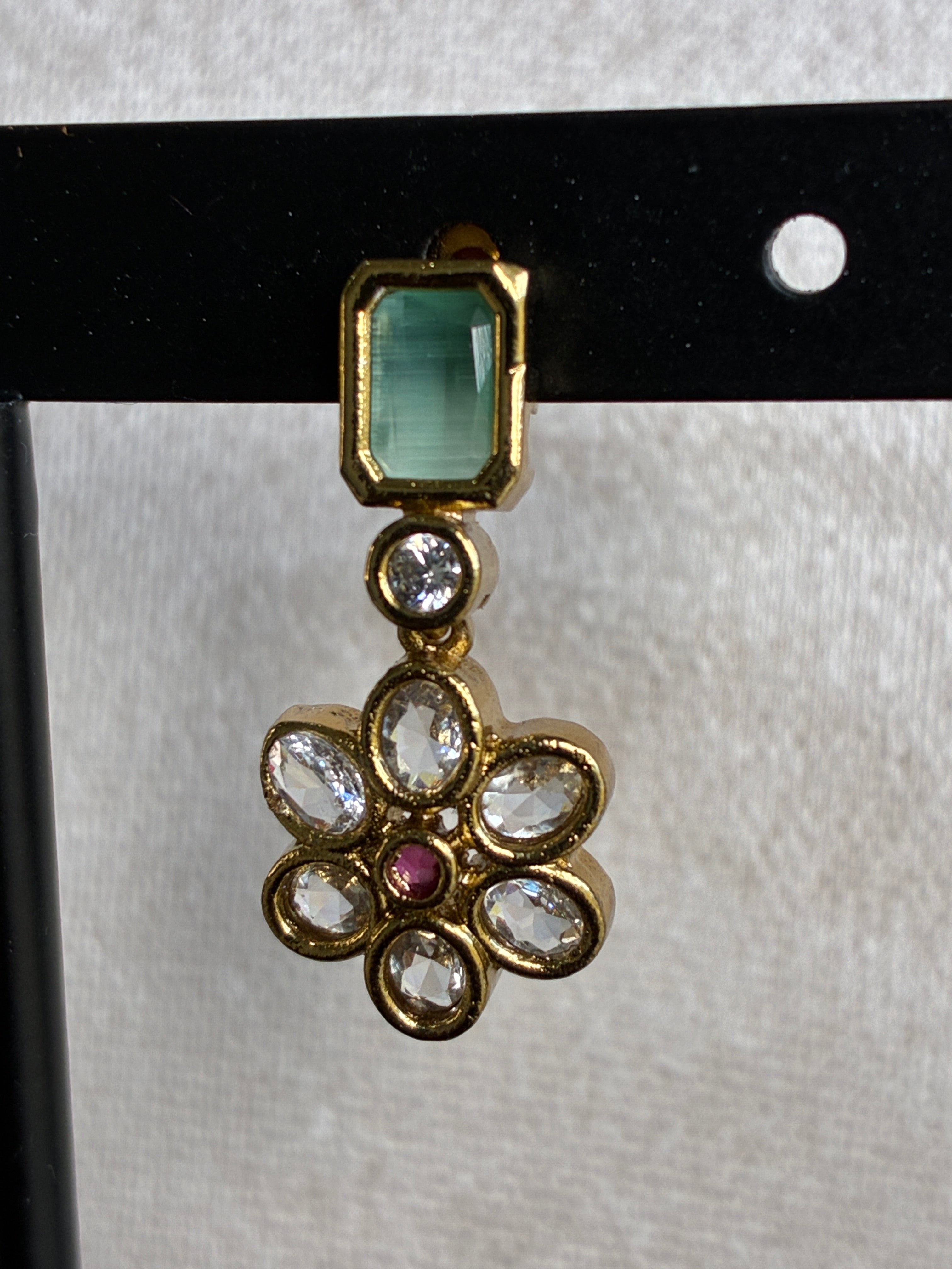 Multicolour Maurya Necklace – Traditional Ethnic Stone Jewelry