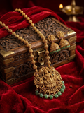 Padma Necklace and Earrings Set – Traditional Lotus Temple Jewelry