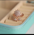 Flower Ring – Anti Tarnish Stainless Steel Elegant Jewelry