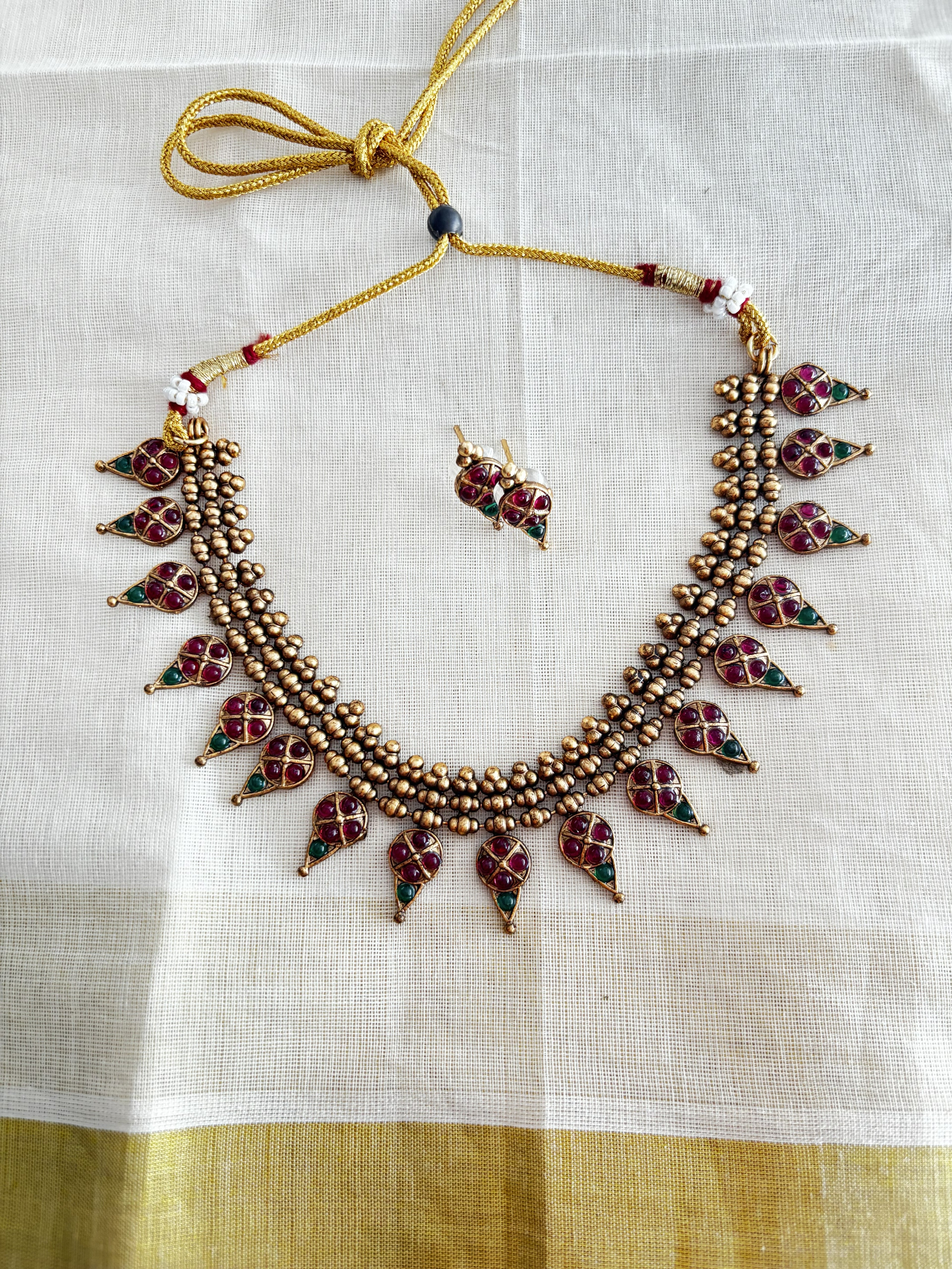 Ruby ila thali necklace