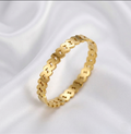S Array Anti Tarnish Stainless Steel Bangle – Minimal Elegant Bracelet