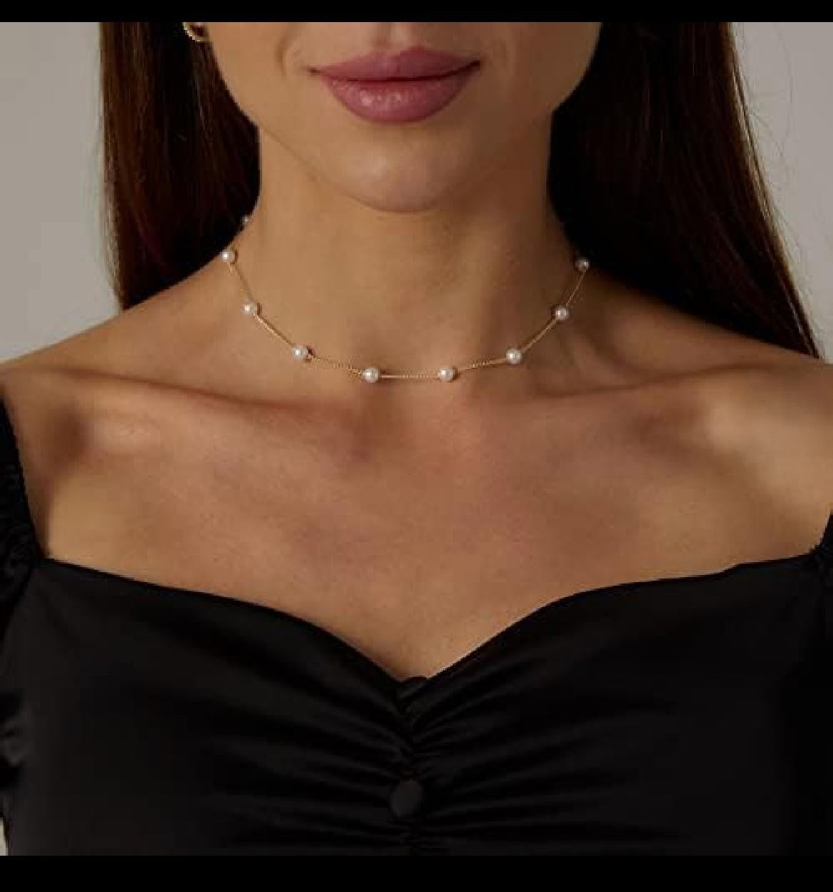 Tear Drop Anti Tarnish Necklace – Stainless Steel Elegant Jewelry