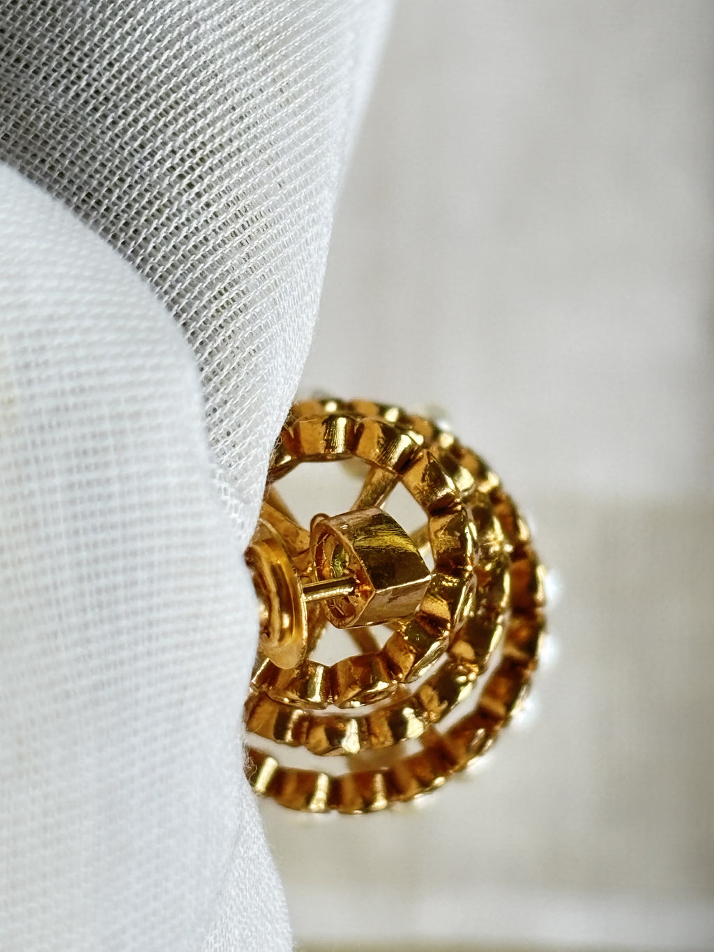 Thiruvathira Temple Earrings – South Indian Ethnic Jewelry